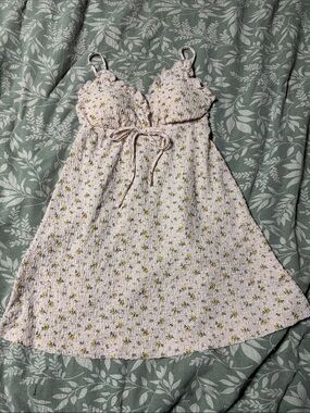 NOBO Pale Pink Floral Sundress with Yellow Accents